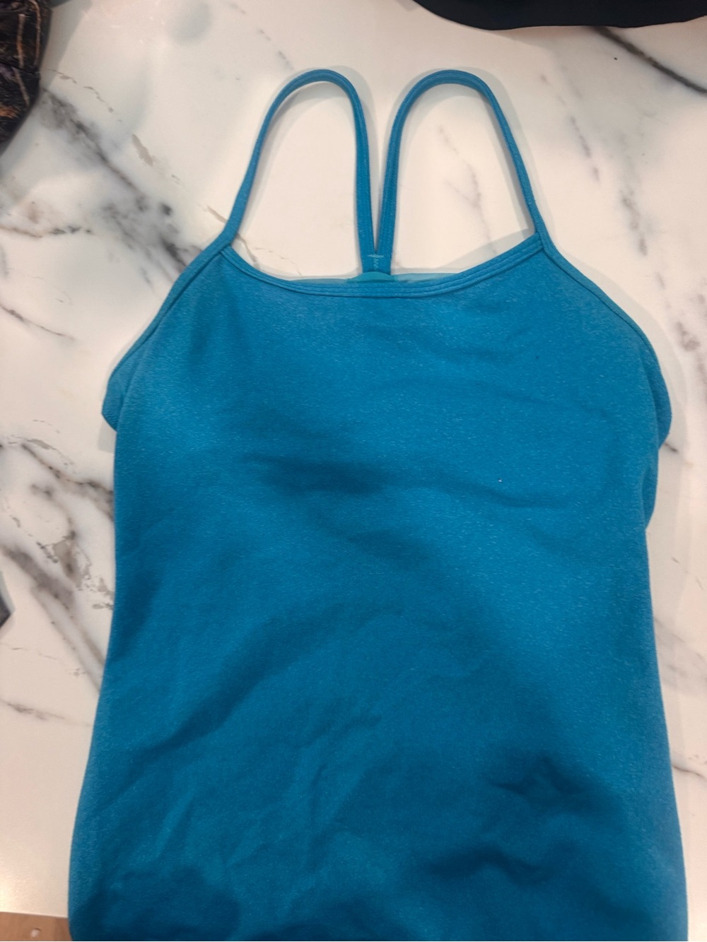 lululemon athletica Bright Teal Blue Double-Strap Camisole